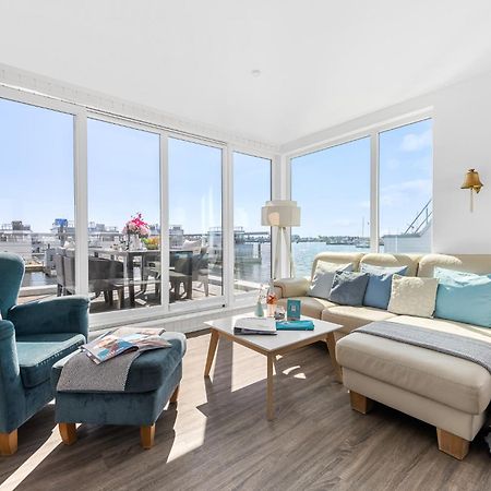 Triton: Meerblick, Sauna, Dachterrasse Olpenitz Esterno foto