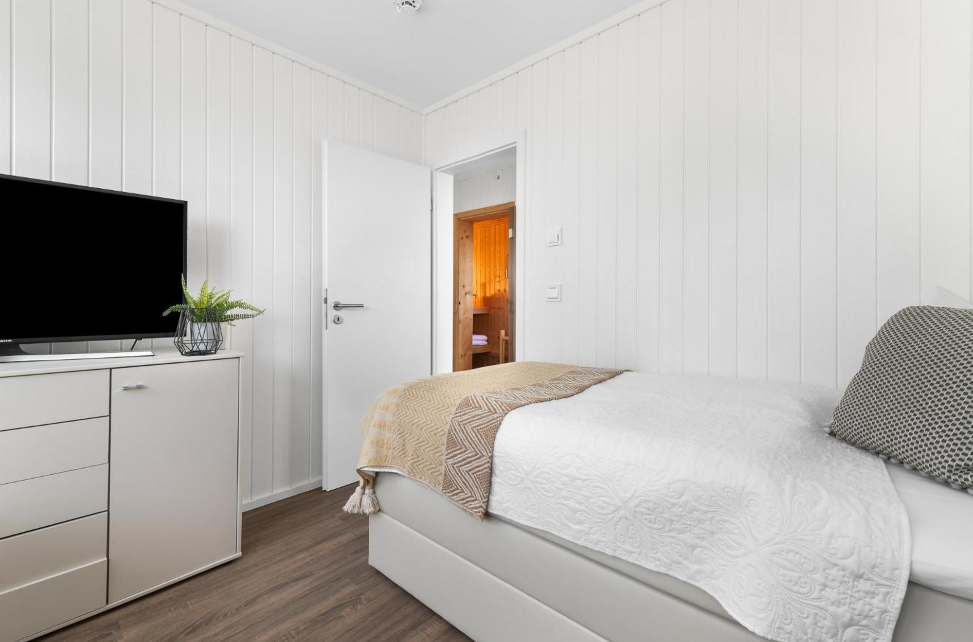 Triton: Meerblick, Sauna, Dachterrasse Olpenitz Esterno foto