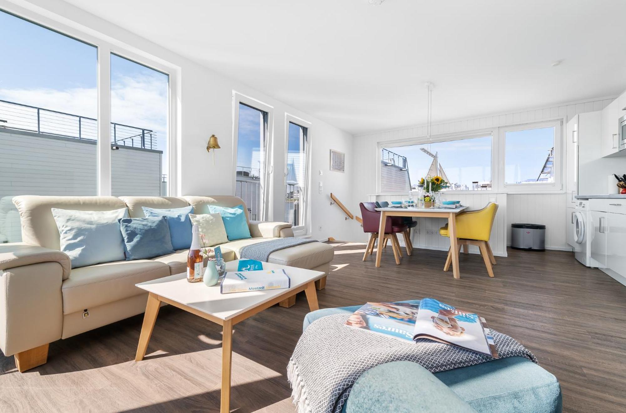 Triton: Meerblick, Sauna, Dachterrasse Olpenitz Esterno foto