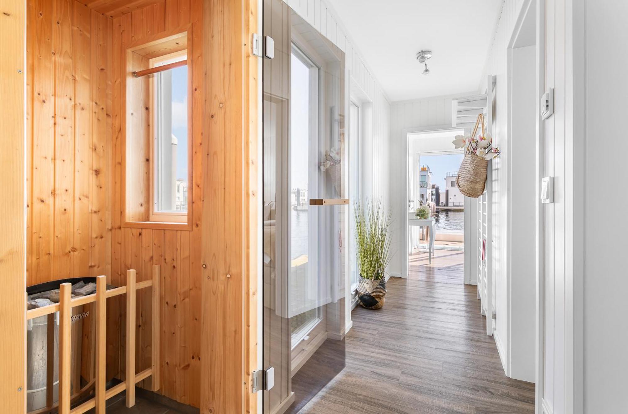 Triton: Meerblick, Sauna, Dachterrasse Olpenitz Esterno foto